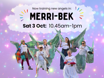 Join us for Angels Training in Merri-Bek Sat Oct 3 from 10:45am-1pm